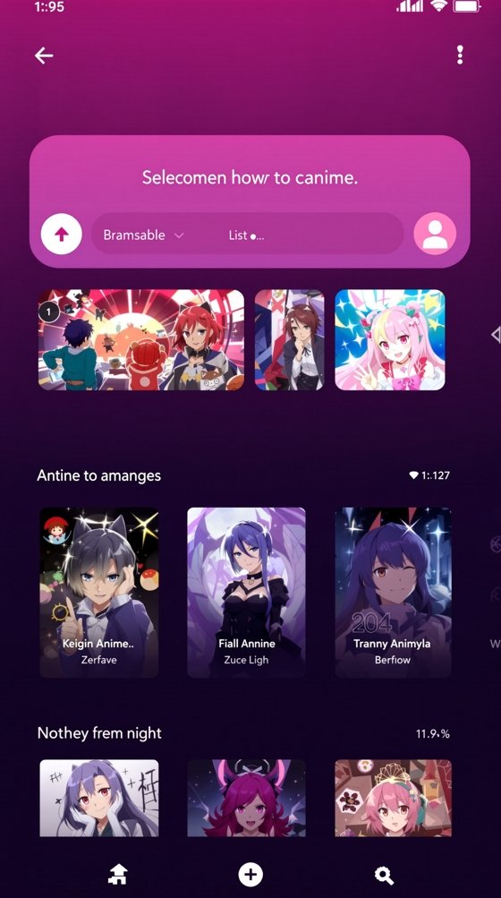 动漫网址APP首页界面预览